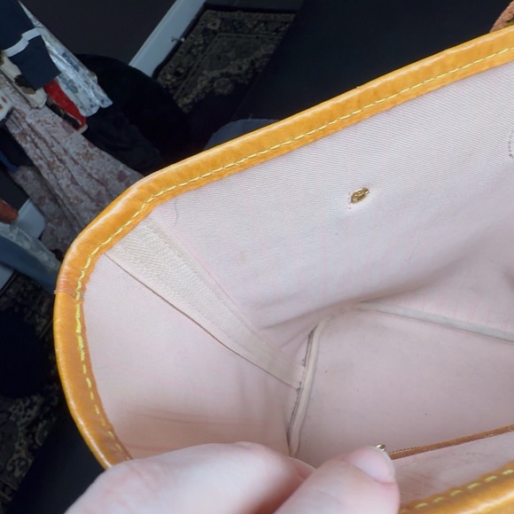 Louis Vuitton Neverfull MM Damier Azur Tote Pink Interior Authentic - Picture 6 of 15